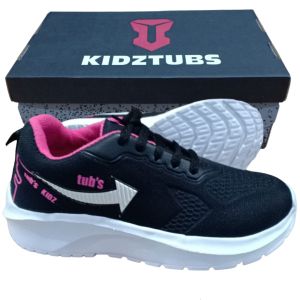 Sepatu Sekolah Anak Laki Laki Perempuan Cewek Cowok Warna Hitam Murah Tali Perekat Rekat Velcro Kecil Tanggung Umur Usia PAUD TK SD SMP SMA Kelas 1 2 3 4 5 6 7 8 9 0 Tahun-KIDZTUBS155592823
