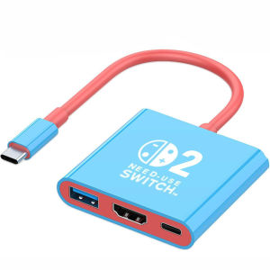 3 In 1 USB C HUB Type C to HDMI PD100W Charge Docking Station 4K 60Hz USB-C 3.0 for Switch 2/1