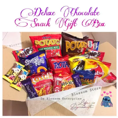 Istimewa Jajan Coklat Kotak Hadiah Delux Chocolate Snack Gift Box @ Chocolate Gift Box