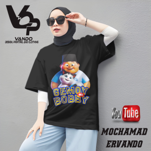 Kaos Gemoy & Bobby - Kaos Murah Kaos Pria Dan Wanita - Kaos Viral Kekinian Bahan Cotton Combet 30s