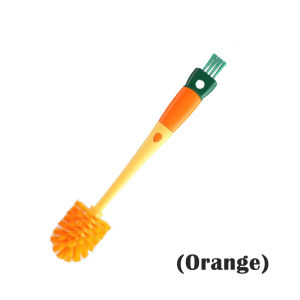 3 in 1 Non-Scratch Baby Milk Bottle Cleaner Silicone Brush Set Baby Bottle Silicone Cleaning Brush