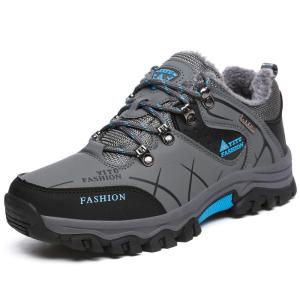 YCHION 2023 Brand 39-47 Winter Shoes Men Brand Anti-skidding Plus Size Men Boots Warm Plush Winter Boots Men Work Shoes Safety Size 47