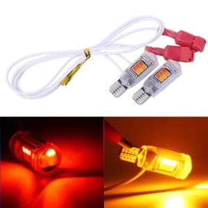 T10/T15 Two-Color Motorcycle Turn Signal Low-Power Energy-Saving Motorcycle Modified Light High-Brightness LED Width Indicator Motorcycle Brake Light Tail Light