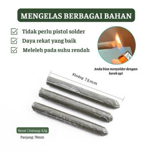 Batang las timah suhu rendah batang las logam serbaguna batang las besi batang las aluminium batang las tembaga