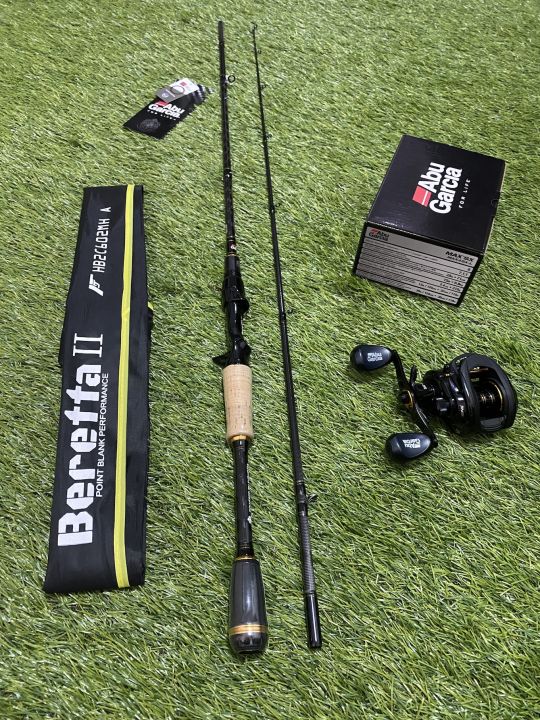 PAKET COMBO HEMAT ABU GARCIA BC HORNET BERETTA II DAN REEL BC ABU