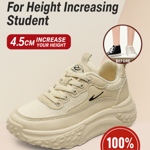 Fine selection running shoes casual shoes wearable Its better outsole Long legs Thick Bottom Height Increasing Womens Shoes Student Sneakers high value Higher
