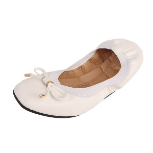 2025 spring/summer new womens shoes: bow-tie pointed-toe ballet flats low-cut pumps SK-606
