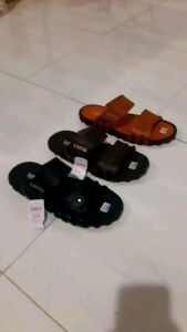 Sandal Pria Kulit Selop Lozta Premium Distro 02 sandal pria premium terlaris cod
