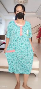 daster kaos baju tdir wanita bb max 70kg bahan kaos serian muda kancing 3 hidup ada kantong random