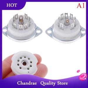 [Chandrae] 1Pc chassis mount 9pin tube socket for EL84 ECC82 6922 12AX7