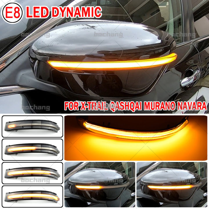 Bochang Đèn LED Gương Bên Tín Hiệu Rẽ Động Cho Nissan X-Trail T32 ...