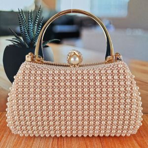 Tas Kondangan Wanita Dompet Pesta Mewah Mutiara Import Branded Premium Elegan Terbaru 2888210-B1