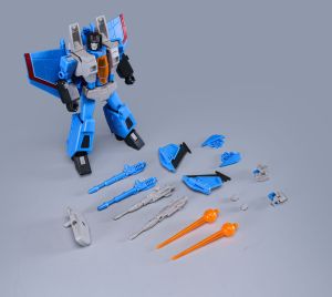 Red Spider Robot Giant Toothed Snake Thunder JCS-001 Full Coating Deformable Seeker Model Boys Toy