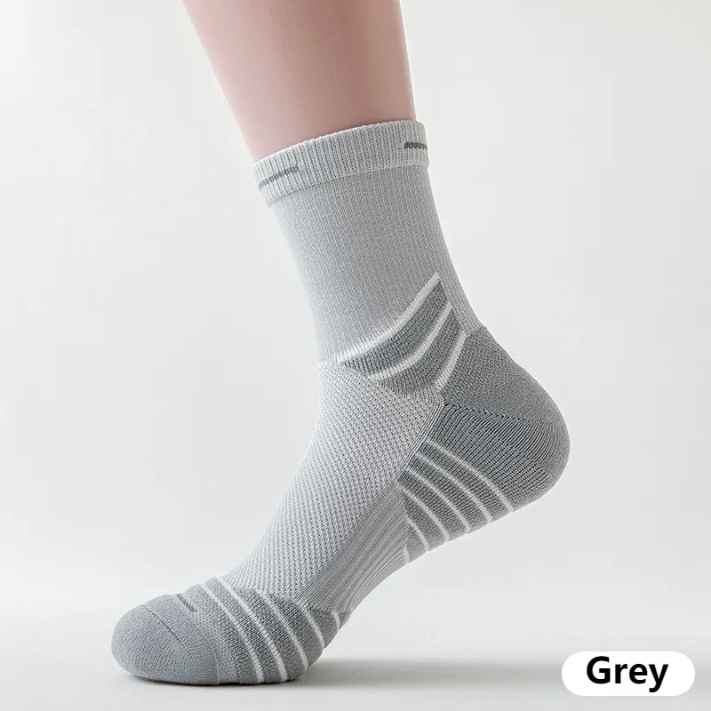 Grey basketball cheap socks