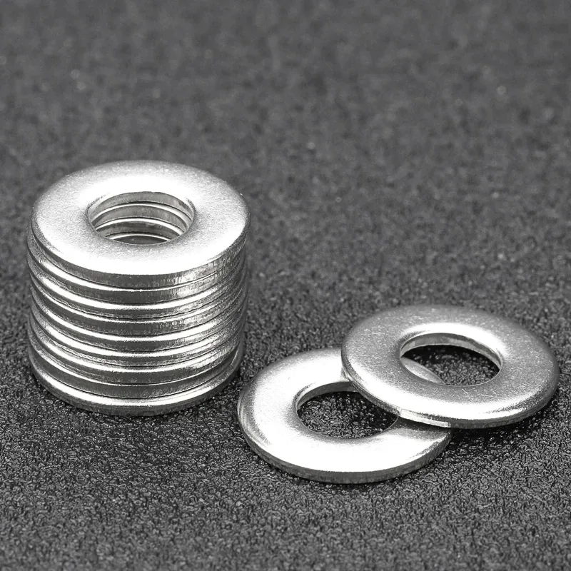 Carbon Steel Grade 8 Black Flat Washers – Assorted Metric Sizes M2 To M27, Unbranded, Made In China-549059