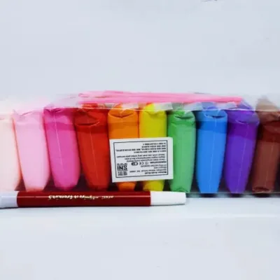 12 pcs slem aiklay / lilin playdooh /mainan edukatif