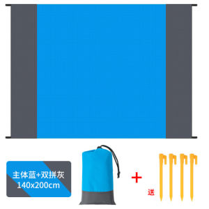 Portable Picnic Mat Pocket Beach Blanket Waterproof Folding 2x1.4m Khemah Adult Camping Beach Mat