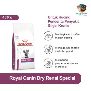 ROYAL CANIN VET RENAL CAT 400GR MENGOBATI GINJAL KUCING
