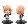 4 pcsset My Teen Romantic Comedy SNAFU Anime Figure Yukino Yukinoa Action Figure Yui Yuigahama Figurine Model Doll Toys 10cm. 