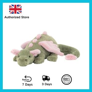 Malachy dragon plush toy is soft and skin-friendly and wont easily fall off the doll，100% Original