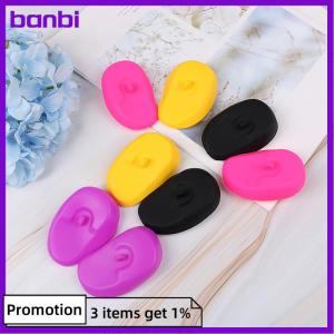 banbi 2 cái bịt tai bằng silicon tái sử dụng bịt tai bảo vệ màu nhuộm tóc cho salon