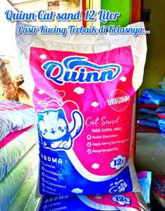 PROMO 12 Liter Pasir Kucing Gumpal Wangi YUKI AIKO dan QUINN Cat Sand-THE BEST CAT LITTER