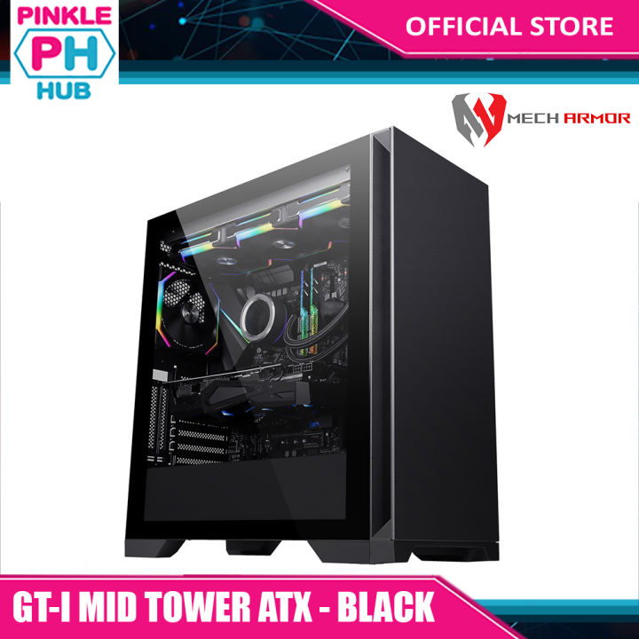 PinkleHub | MECH ARMOR GT-I MID TOWER ATX GAMING CHASSIS | Lazada PH