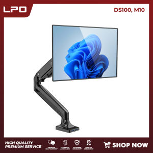 17"-35" Monitor Holder DS100 M10 Desktop LCD LED Monitor Single Holder Arm Gas Spring Full Motion TV Mount Bracket