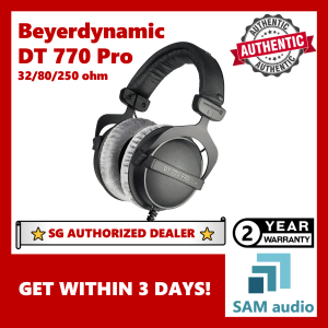 Beyerdynamic DT 770 Pro Reference headphones for control and monitoring(32/80/250 ohms closed back DT770Pro DT770 Pro) [SG]