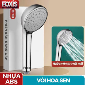 Vòi Hoa Sen Nhà Tắm Tăng Áp Nóng Lạnh FOXIS-BS02 Chống Vỡ Siêu Bền Mạ Đẹp Cao Cấp Bảo Hành 12 tháng
