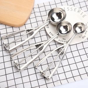 สคูปตักไอศครีม ที่ตักไอศครีม ที่ตักคุกกี้สแตนเลสแท้ ขนาด 5cm