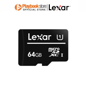 ♥100% sản phẩm gốc + Bộ chuyển đổi gửi miễn phí + Đầu đọc thẻ♥Lexar Lms0c10064g 64GB Đen Microsdxc UHS-I Class 10 thẻ MicroSD Thẻ Với Tốc Độ lên đến 100 MB/giây