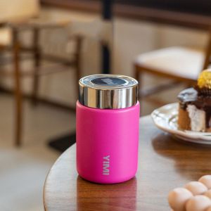 HJKL 316 Stainless Steel Mini Stainless Steel Thermos Mug Insulated Leak Proof Mini Thermal Water Bottle Creative Mini 230ml Portable Vacuum Flask Porridge Soup