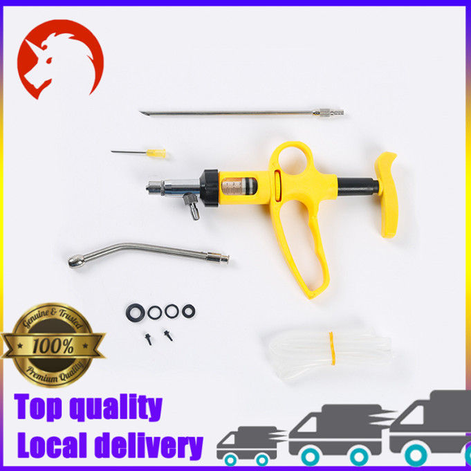 10ML Veterinary Continuous Syringe Bottle Injection Syringe Device ...