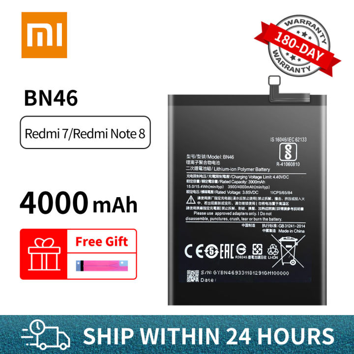 Battery BN46 Replacement For Xiaomi Redmi Note 8 8T Redmi 7 High ...