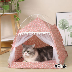 BC Pet Tent Bed Puppy Dogs Tent House Four Seasons General Pet House Puppy Dogs Cats Bed Pet Supplies Summer Dog House Pet Products