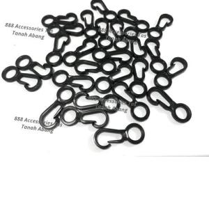 Cantolan / Kaitan Tas Plastik Hitam (isi 12 pcs)