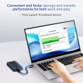 Acasis Thunderbolt 4 M.2 NVMe Enclosure w/ Active Cooling - 40Gbps, 8TB, JHL7440 Chip, macOS/Windows Plug & Play. 