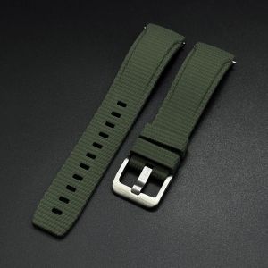 FKM Rubber Watch Strap Quick-release Band For Seamaster Rolex Watch Bracelet 20mm 21/22mm Curved End2026