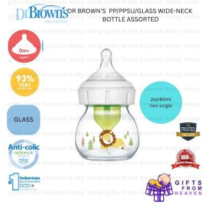 DR BROWNS BOTOL PP/PPSU/KACA PELBAGAI PP/PPSU/GLASS WIDE-NECK BOTTLE ASSORTED