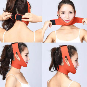 V Shape Face Anti Wrinkle Chin Lift Up Facial Strap Line Belt Slimming Cheeks / Pembentuk Muka Runcing Tirus