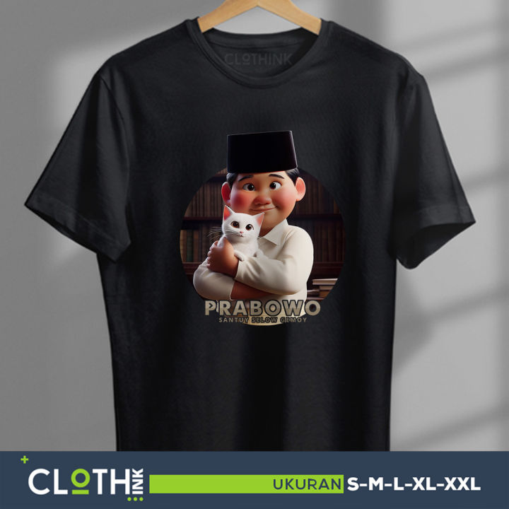 kaos prabowo gemoy kaos prabowo versi AI disney | Lazada Indonesia