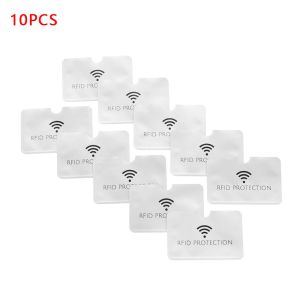 MYTHIS 10/20pcs  Aluminium Blocking Reader Wallet ID Card Holder Anti-theft Anti Rfid Card Case