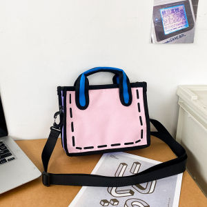 Komi Sling Bag - Tas Selempang Kartun 3D Komik Style Import SB007