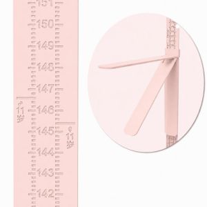 KEYOOL 0-2 tháng Thước đo chiều cao Thiết kế trượt Có thể gấp lại Thước đo cho trẻ em Miếng dán tường Thước đo chiều cao trẻ em Em bé