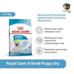 ROYAL CANIN XSMALL PUPPY 1.5KG DRY FOOD MAKANAN ANAK ANJING RAS KECIL