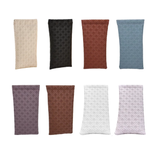 ซองใส่แว่นตาหนัง PU แบบนิ่มกระเป๋าเก็บแว่นตาสำหรับใส่แว่นกันแดดและแว่นตาอ่านหนังสือเดินทางเป็นมิตรกับสิ่งแวดล้อม