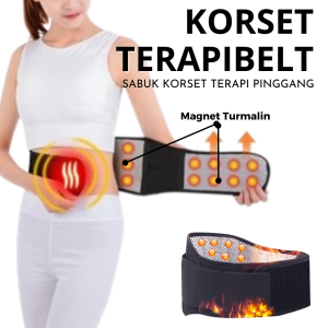 KORSET TERAPI PINGGANG BATU TURMALIN MAGNETIC KORSET TERAPI KOMBAT PREMIUM QUALITY