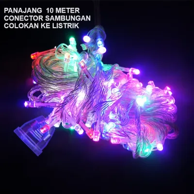 Lampu Tumblr Rainbow Warna Warni / Lampu Hias Kedap Kedip