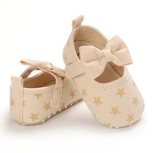 Christening Baby Girl Shoes Soft Sole Walking Shoes Cute Bow-knot Toddler Princess Shoes